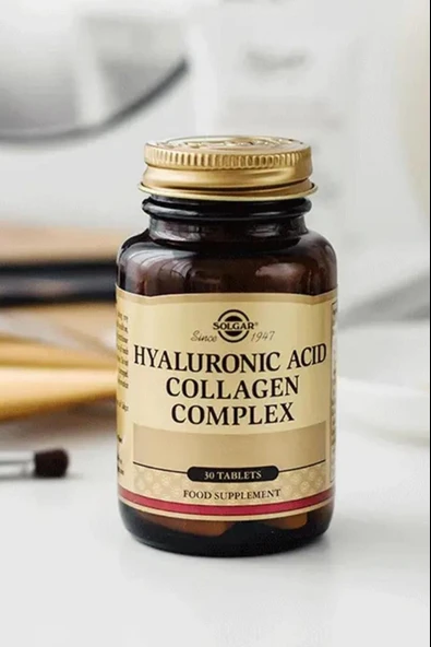 Solgar Hyaluronic Acid Collagen Complex 120 mg 30 Tablet - Resim 2