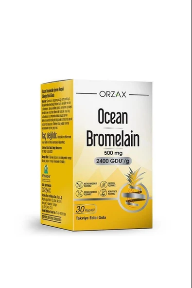 Ocean Bromelain 500 mg 30 Kapsül ürün görseli 1