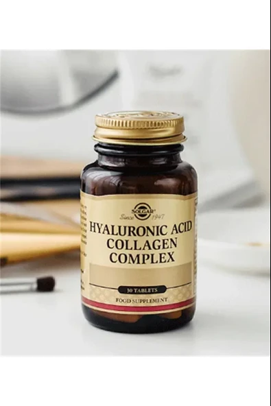 Solgar Hyaluronic Acid Collagen Complex 120 mg 30 Tablet - Resim 3