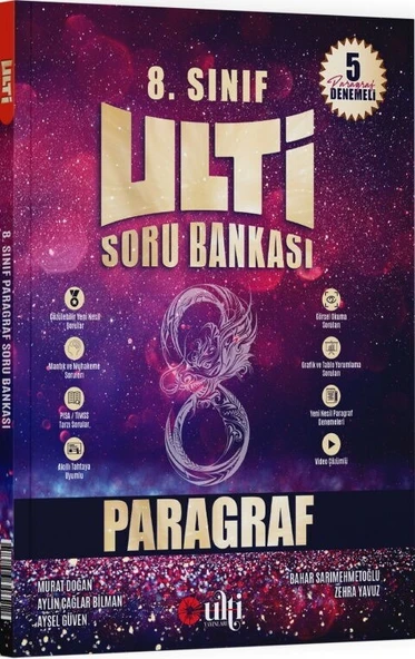 8. Sınıf Paragraf Ulti Soru Bankası Ulti Yayınları ürün görseli 1