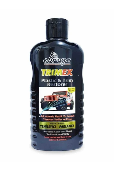 Ebrayn Trimex Plastik ve Kauçuk Yüzey Yenileyici & Parlatıcı 200 ml ürün görseli 1