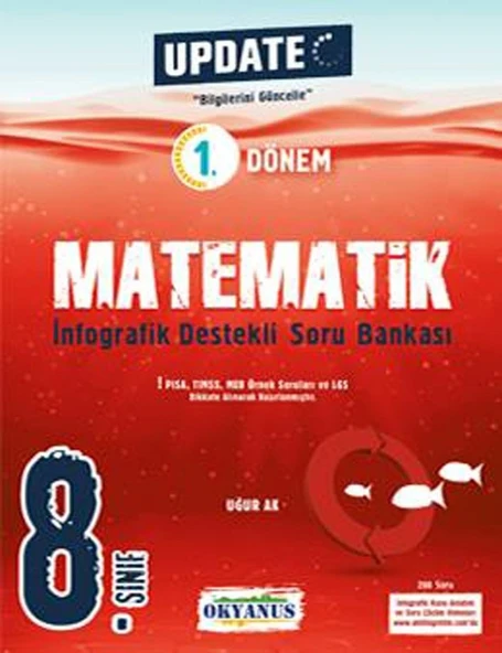 8. Sınıf 1. Dönem Matematik İnfografik Destekli Update Soru Bankası Okyanus Yayınları ürün görseli 1