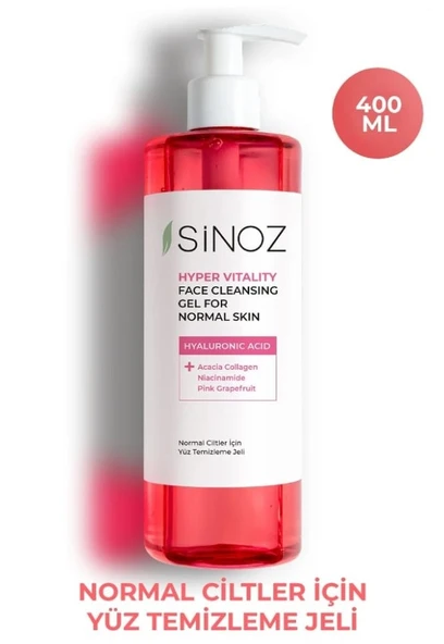 Sinoz Normal Ciltler İçin Yüz Temizleme Jeli 400 ML ürün görseli 1