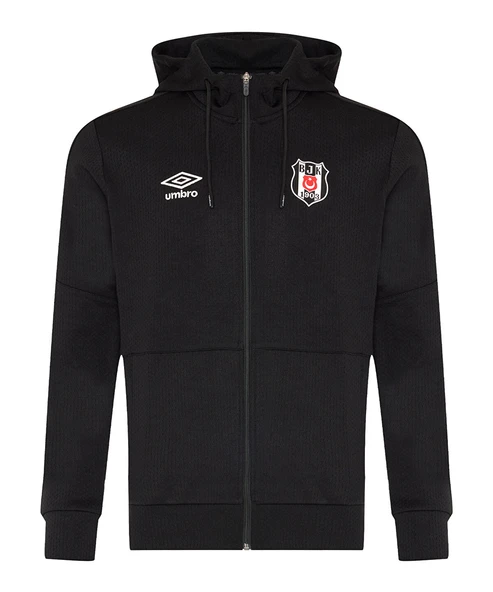 Beşiktaş S.K. Bjk Umbro 25/26 Erkek Fermuarlı Kapüşonlu Sweatshirt ürün görseli 1