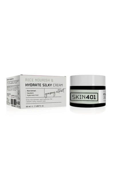 SKİN401 Pirinç Özlü Besleyici & Nemlendirici İpeksi Krem 50ml (%100 Vegan) ürün görseli 1