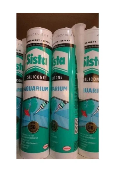 Sista Akvaryum Silikonu (şeffaf) 340 Gr 4 Ad ( Yeni Tarihli ) ürün görseli 1