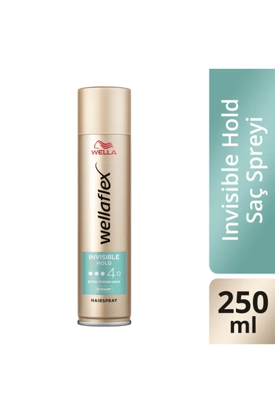 WELLA Wellaflex Invisible Hold Görünmez Tutuş Sağlayan Saç Spreyi Extra Strong Hold - 250 ml ürün görseli 1