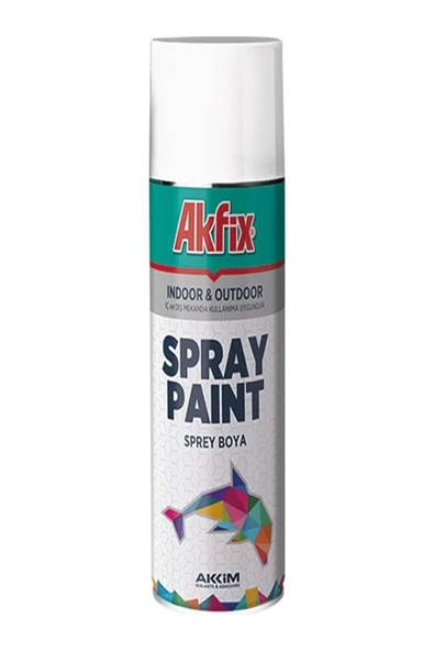 Akfix Sprey Boya 400 ml Parlak Beyaz Ral9003 Art422997 Glossy White ürün görseli 1
