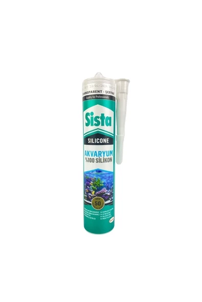 Sista Akvaryum Silikon Şeffaf - Resim 2
