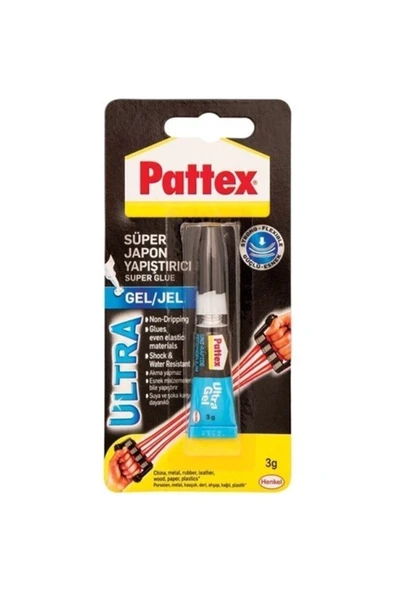 Pattex Ultra Jel Süper Güçlü Japon Yapıştırıcı 3 Gr ürün görseli 1