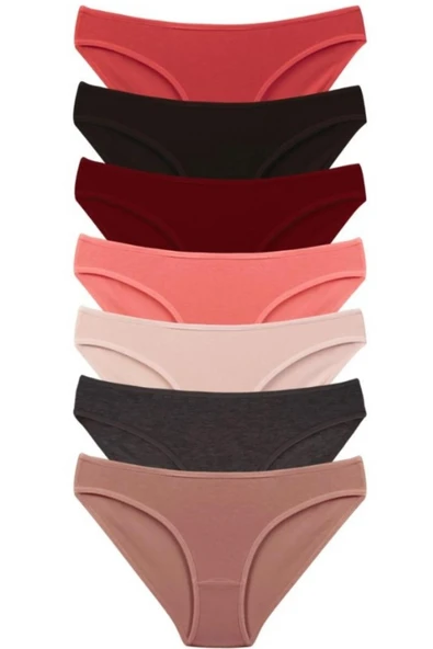 Vos Versa KozaBiat Kadın İç Giyim 7'li Bikini Karışık Renk - S, M, L VKB1002 ürün görseli 1