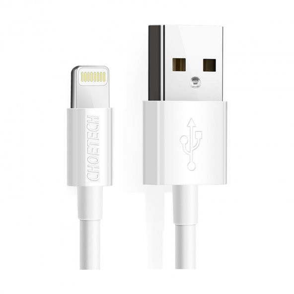 Choetech Lightning USB Şarj Kablosu MFI Lisanslı 1.8 Metre - IP0027 - Beyaz ürün görseli 1