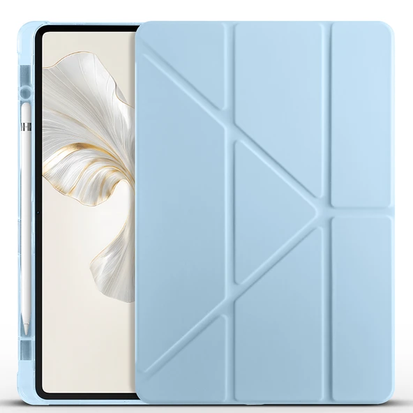 HEPTEKİLETİŞİM Honor Pad 9 Kapak Kalem Bölmeli Standlı Kılıf (tri) ürün görseli 1