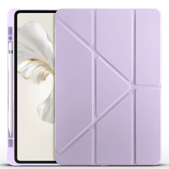 HEPTEKİLETİŞİM Honor Pad 9 Kapak Kalem Bölmeli Standlı Kılıf (tri) ürün görseli 1