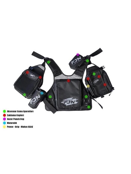 Fujin Shogun Vest Spin Yeleği - Resim 2