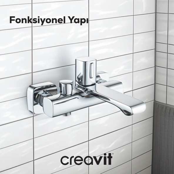 Alfa Banyo Armatürü Krom - Resim 2