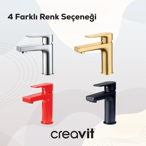 Sharp Lavabo Armatürü Krom - Resim 4