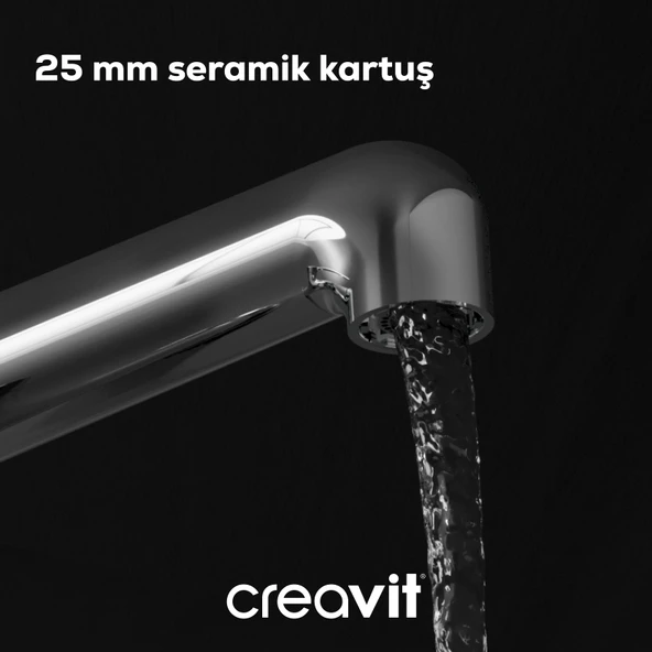 Flow Banyo Armatürü Krom - Resim 3