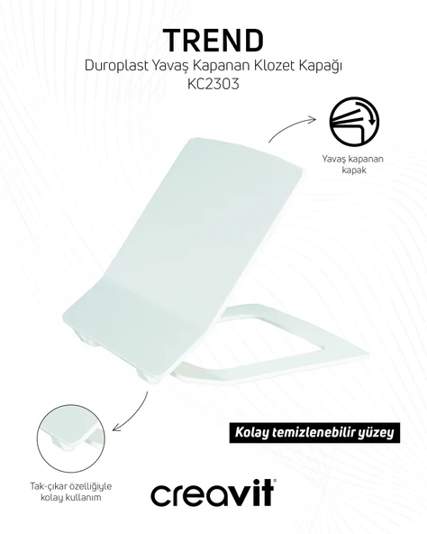 Trend Asma Klozet ve Kapak Set - Resim 2