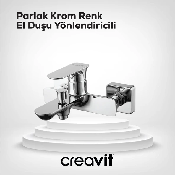 Pure Banyo Armatürü Krom - Resim 3