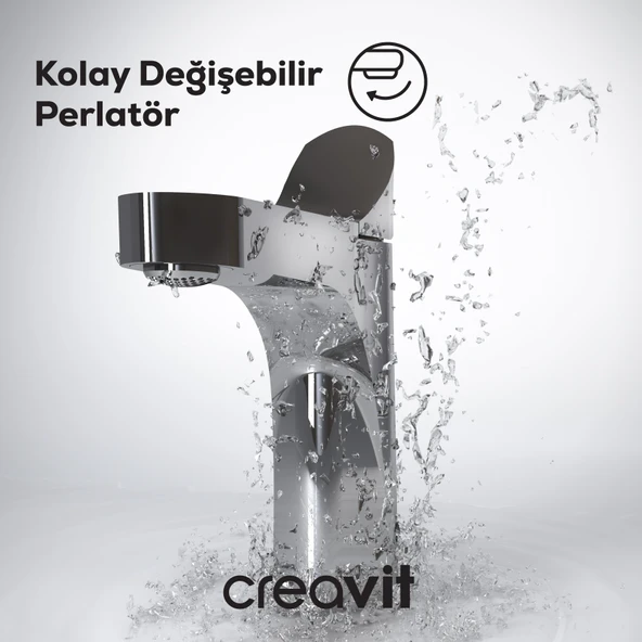 Infinity Lavabo Armatürü Krom - Resim 4