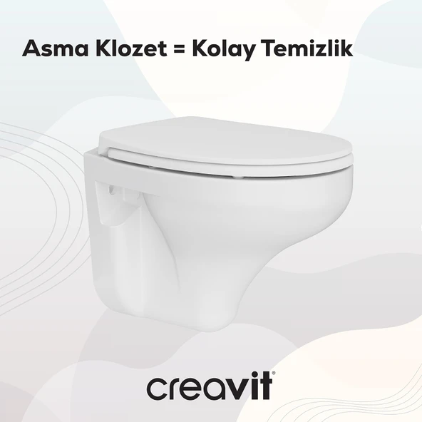 Perla Thermoplast Yavaş Kapanan Klozet Kapaklı Beyaz Set ürün görseli 1