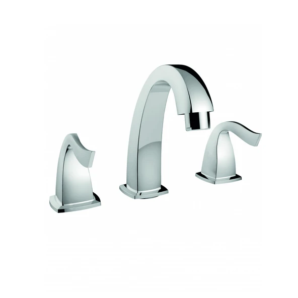Giza Lavabo Armatürü Krom 3 Delikli Sifonlu ürün görseli 1
