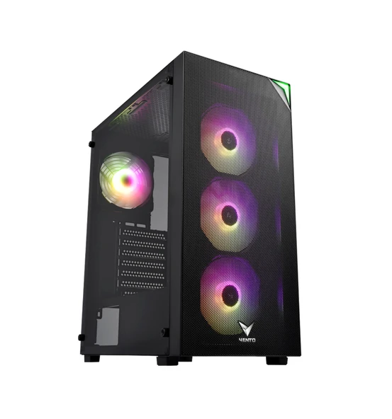 Vento Vg3400s Temperli Cam Rgb Atx Bilgisayar Kasası ürün görseli 1