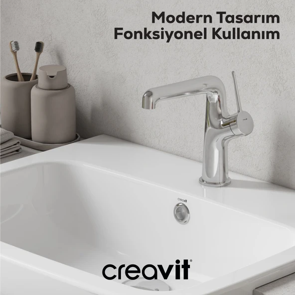 Flow Lavabo Armatürü Krom - Resim 3