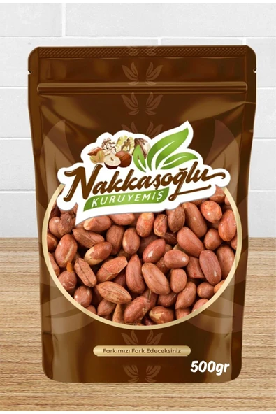 Nakkaşoğlu Kuruyemiş Kavrulmuş Tuzsuz Süt Fıstık 500gr ürün görseli 1