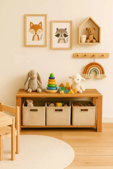 DEKORELA ÇOK AMAÇLI AHŞAP BENCH - Resim 4