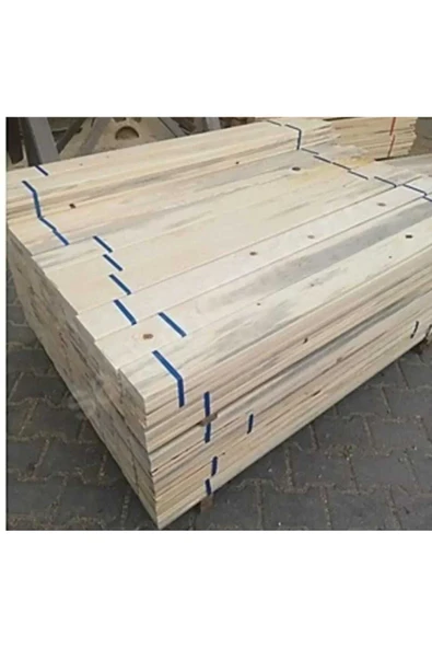 DEKORELA 1,8X8X50 CM SİLİNMİŞ TAHTA 10 ADET ürün görseli 1