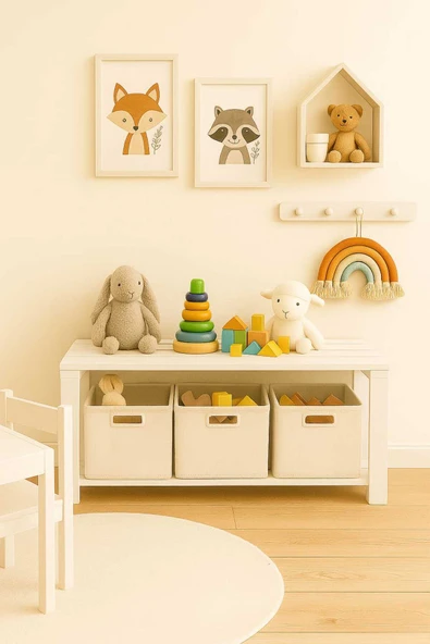 DEKORELA ÇOK AMAÇLI AHŞAP BENCH - Resim 4