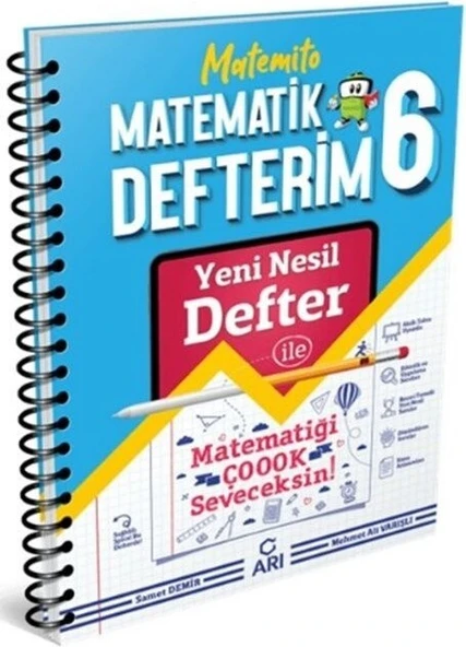 Arı Yayıncılık 6. Sınıf Matematik Akıllı Defteri ürün görseli 1