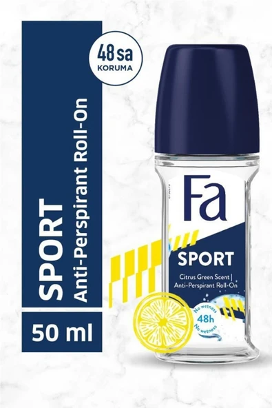 Fa Roll-On Deodorant 50 ml - For Men Sport ürün görseli 1