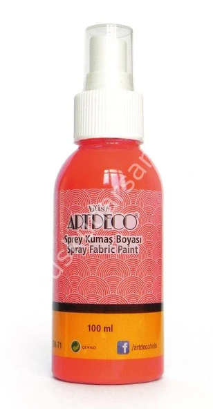 Artdeco Sprey Kumaş Boyası 100ml Scarlet ürün görseli 1