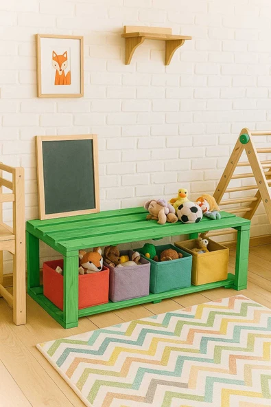 DEKORELA ÇOK AMAÇLI AHŞAP BENCH SMALL - Resim 2
