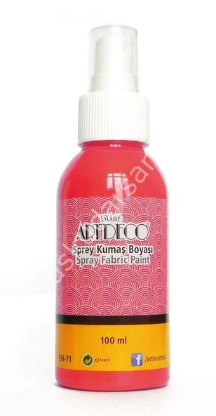 Artdeco Sprey Kumaş Boyası 100ml Kırmızı ürün görseli 1