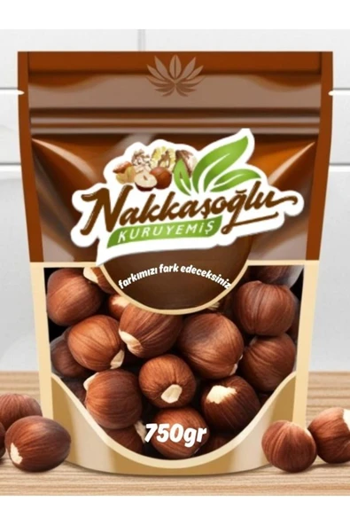 Nakkaşoğlu Kuruyemiş Çifte Kavrulmuş Fındık 750gr ürün görseli 1