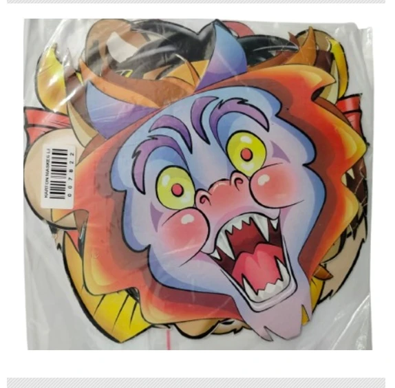 Karton Maske 6 Lı Karışık Desen ürün görseli 1