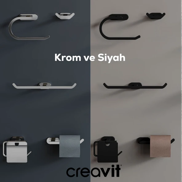 Planet Tuvalet Fırçalığı Mat Siyah - Resim 6