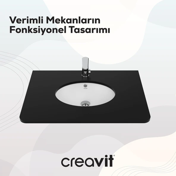Tezgah Altı Lavabo 33*43cm Beyaz - Resim 5