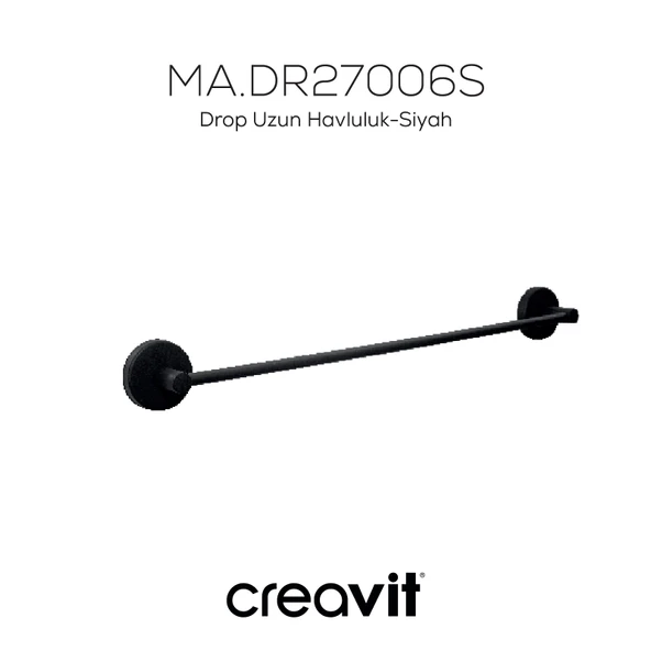 Drop Uzun Havluluk-Siyah - Resim 5
