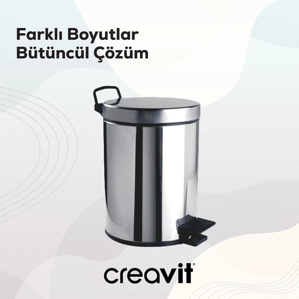 Çöp Kovası 12 Lt (Pedallı) - Resim 5