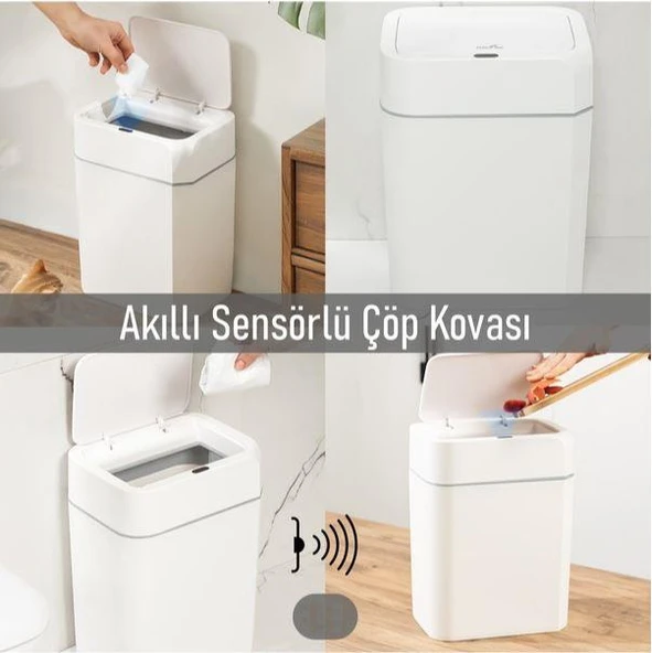 Sensörlü Çöp Kovası 18 Litre - Resim 4