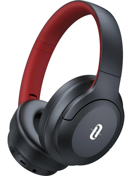 TAOTRONICS Bluetooth 5.3 Katlanabilir Kablosuz Kulaküstü Kulaklık Kırmızı Siyah ürün görseli 1