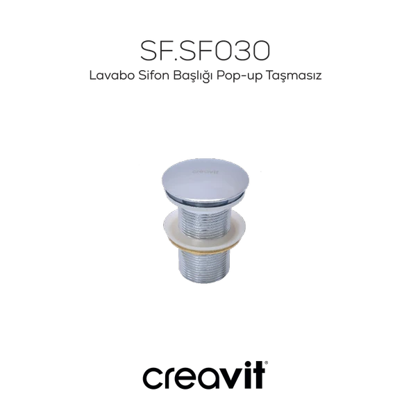 Loop Çanak Lavabo Armatür ve Sifon Başlığı Seti - Resim 4