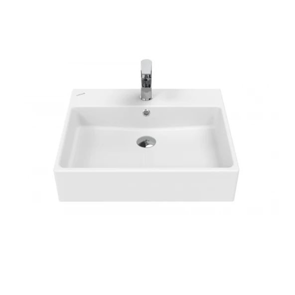 Next Tezgah Üzeri Kare Lavabo 60cm Beyaz ürün görseli 1