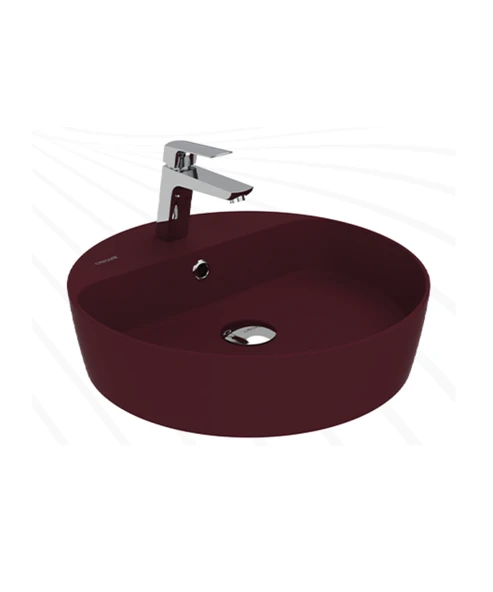 Loop 45cm Masa Üstü Çanak Lavabo Extra Berry ürün görseli 1