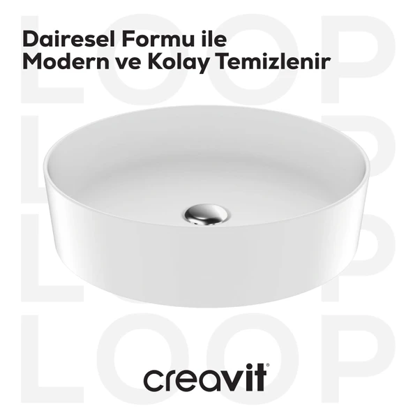 Loop Çanak Lavabo Armatür ve Sifon Başlığı Seti ürün görseli 1